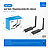 Extensor HDMI sem fio até 100M KNUP  KP-AW181 - Imagem 2