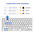 Teclado bluetooth recarregável Hmaston  JP101 - Imagem 5