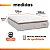 Cama Box Colchão Casal Molas Ensacadas City Pillow Top 138x188x61cm Branco / Bege Hellen - Suporta Até 110kg Por Pessoa - Imagem 5