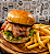 Burger da Casa + Batata - (Mais pedido) - Imagem 1