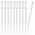 Pipetas Pasteur Plásticas Descartáveis - 3ml (100 unidades) - Imagem 1