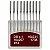 Agulha Reta Industrial Cabo Fino - DBx1 - Pacote com 10 Agulhas - ORANGE - Imagem 6