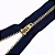 Zíper Para Calça Jeans Metal Azul Marinho - 15 e 18 cm - Imagem 1