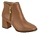 Bota Cano Curto Modare 7078.101 Caramelo Salto Bloco - Imagem 1