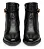 Bota Cano Baixo Mississipi J0342 Preta Detalhe Dourado - Imagem 2