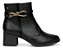 Bota Cano Baixo Mississipi J0342 Preta Detalhe Dourado - Imagem 3