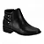 Bota Cano Curto Modare 7057.218 Preta Peluciada - Imagem 1