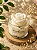 Vela Aromática 100g – Pote de Vidro com Molde Decorativo - Imagem 1