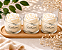 Kit com 3 Velas 100g – Pote de Vidro com Molde Decorativo - Imagem 2