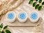 Kit com 3 Velas em Pote de Gesso e Molde Decorativo - Imagem 2