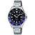 Relógio Casio Duro Prateado Azul 36mm Unissex MDV-10D - Imagem 1