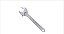Chave inglesa 8" profissional - Gadan - Imagem 2