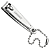 Cortador de unha pequeno em cartela c/12un - Gadan - Imagem 2