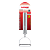 Descascador de legumes inox 18cm - GAdan - Imagem 1