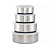 Kit 4 tigelas em inox com tampa - Gadan - Imagem 2