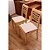 Kit Almofada Assento 40cmx40cm Bland Natural 04 Peças - Imagem 3