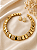 Conjunto Aro Cravejado com Zircônia Folheado a Ouro 18K - Imagem 1