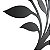 Escultura de Parede - Folha - Imagem 4