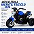 Mini Triciclo Moto Elétrica Azul Recarregável com Farol Led - Imagem 3