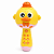 Microfone Musical Infantil Amarelo Interativo com Luz e Som - Imagem 1