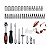 Kit Ferramentas 46 Pçs c/ Maleta Chave Catraca Bits Soquetes - Imagem 6