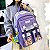 Conjunto Completo de Mochila e Acessório Lilás 05 Itens - Imagem 4
