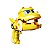 Brinquedo Beybleid Dinossauro Amarelo Lançador Gatilho - Imagem 4