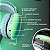 Fone de Ouvido Verde Sem Fio Bluetooth LED RGB Recarregável - Imagem 3