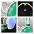 Fone de Ouvido Verde Sem Fio Bluetooth LED RGB Recarregável - Imagem 5