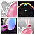 Fone de Ouvido Rosa Sem Fio Bluetooth LED RGB Recarregável - Imagem 5