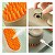 Escova à Vapor Bege/Laranja Para Pets 3 Em 1 Remove Pelos - Imagem 5