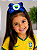 Laço da Copa Boutique Grande Azul Royal 10cm Bico Encapado Antiderrapante - Imagem 2