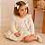 Laço Baby Branco Veludado Infantil | Mini Lacinho de Pontas - Imagem 3