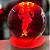 Luminária Zé Pelintra Bola de Cristal LED USB - Imagem 1
