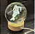 Luminária Zé Pelintra Bola de Cristal LED USB - Imagem 2