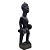 Escultura Africana Exu em Madeira Entalhada – 25cm - Imagem 1