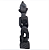 Escultura Africana Yemanjá em Madeira Entalhada – 25cm - Imagem 2