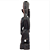 Escultura Africana Ogum em Madeira Entalhada – 24cm - Imagem 3