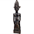Escultura Africana Iyami em Madeira Entalhada – 37cm - Imagem 1