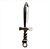 Pingente de Espada – 4cm - Imagem 1