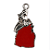 Pingente Iansã Esmaltado Vermelho – 2,5cm - Imagem 1