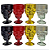 Taça Caveira para Bebidas e Oferendas | Diversas Cores - Imagem 1