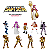 Figuras de Ação Blokees Saint Seiya - Galaxy Version - Imagem 1