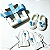 Kit presente_ sapatilha e luva com bordados - Imagem 6
