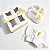 Kit presente_ sapatilha e luva com bordados - Imagem 1