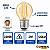 Kit 3 Lâmpada Filamento Led G45 Decorativa Vintage Âmbar 4w Bivolt CTB - Imagem 2
