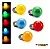 Kit 10 Lâmpada Led Bolinha 3w Coloridas Decoração Copa Do Mundo Varal Bivolt Ctb - Imagem 4