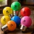 Kit 10 Lâmpada Led Bolinha 3w Coloridas Decoração Copa Do Mundo Varal Bivolt Ctb - Imagem 1
