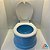 Assento Redutor Troninho Infantil Sanitario Pinico Menina Meu Troninho AZUL - Imagem 3