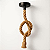 Pendente Luminária Corda Sisal 1 Metro Bivolt 110v 220v Retro Vintage Rústico Decorativo E27 - Imagem 1